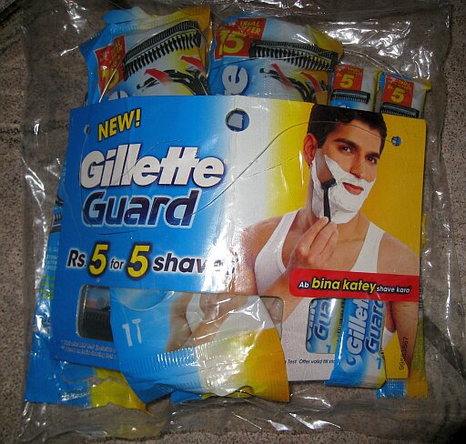 Sleeping with the enemy. The Gillette Guard razor